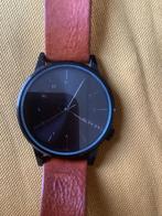 Komono horloge, Sieraden, Tassen en Uiterlijk, Horloges | Heren, Overige merken, Leer, Staal, Polshorloge