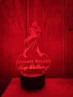 Johnnie walker lamp, Verzamelen, Jw, Lichtbak of (neon) lamp, Ophalen of Verzenden, Jw