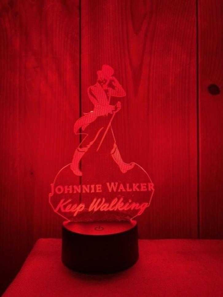 Johnnie walker lamp, Verzamelen, Merken en Reclamevoorwerpen, Lichtbak of (neon) lamp, Ophalen of Verzenden