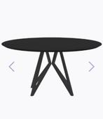 Ronde zwarte eettafel Studio Henk 140cm, Huis en Inrichting, Tafels | Eettafels, Ophalen, Overige materialen, 100 tot 150 cm, Zo goed als nieuw