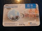 Verzilverd Grachtengordel Vijfje 5euro munt Koningin Beatrix, Ophalen of Verzenden, Nederland, Munten
