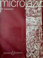 Microjazz Bassoon & Keyboard - Nieuw! Boosey & Hawkes., Les of Cursus, Nieuw, Ophalen of Verzenden, Overige instrumenten