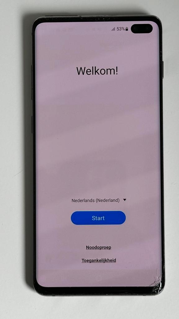 Samsung Galaxy S10+ kleine beschadiging re-onder., Telecommunicatie, Mobiele telefoons | Samsung, Gebruikt, Overige modellen, 8 GB