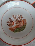 7 antieke vintage bordjesmet vogel. Petrus Regout A1836, Antiek en Kunst, Antiek | Servies compleet, Ophalen of Verzenden