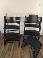 2 Stokke Tripp Trapp kinderstoelen, Ophalen, Gebruikt, Meegroeistoel, Afneembaar eetblad