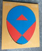 3 x Vintage geometrie puzzels ( heutink), Kinderen en Baby's, Speelgoed | Educatief en Creatief, Ophalen of Verzenden, Gebruikt