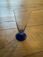 Art Deco Blauw Glas, Ophalen of Verzenden