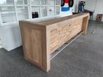 Bar opstelling: bar, koelkast, kasten, Huis en Inrichting, Barren, Ophalen, Gebruikt, Inclusief barstoelen