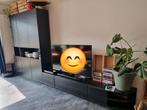 WOOOD wandkast (+ tv) finca zwart, Ophalen, Zo goed als nieuw, 25 tot 50 cm, Minder dan 100 cm