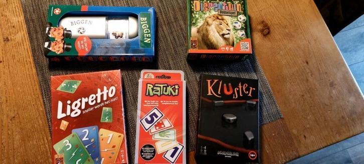 Spelletjes ( biggen, kluster, dierentuin ), Hobby en Vrije tijd, Gezelschapsspellen | Kaartspellen, Gebruikt, Ophalen of Verzenden