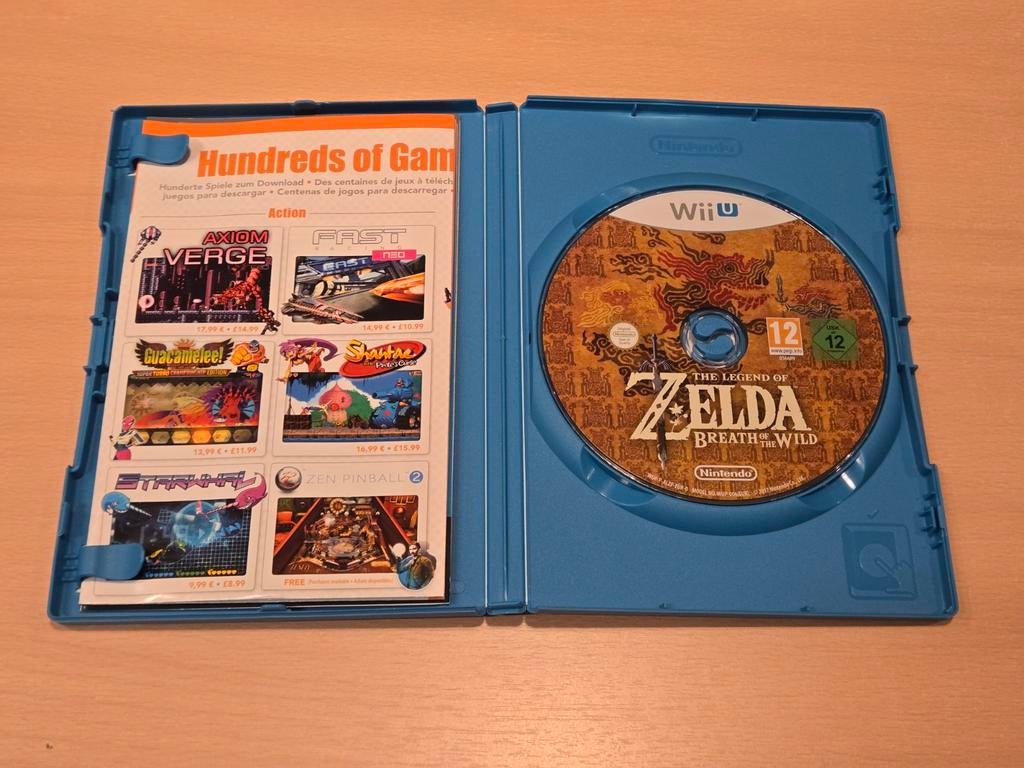 Zelda Breath of the Wild - Nintendo Wii U, Support.nintendo.nl, 1 speler, Ophalen of Verzenden, Zo goed als nieuw