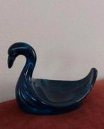 Vintage retro zwaan zeepbakje kunststof donkerblauw, Huis en Inrichting, Ophalen of Verzenden, Zo goed als nieuw