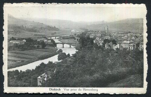 Diekirch , Vue prise du Herrenberg. - used 2-9-1949 - Luxemb, Verzamelen, Ansichtkaarten | Buitenland, Gelopen, Overig Europa