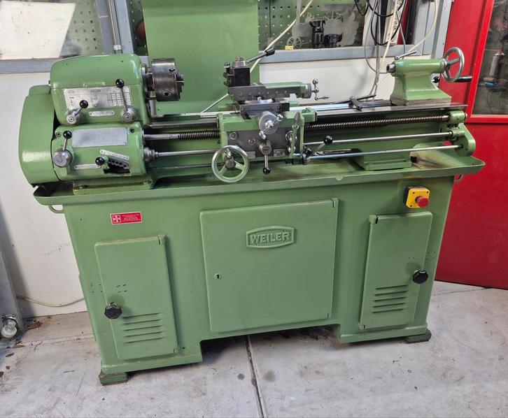 Weiler LZ280 met digitale uitlezing, Doe-het-zelf en Verbouw, Draaibanken, Gebruikt, Metaaldraaibank, 500 tot 1000 mm, Ophalen