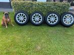Velgen Mercedes C klasse (W205) met goede winterbanden, Auto-onderdelen, Banden en Velgen, Ophalen, Velg(en), 16 inch, 205 mm