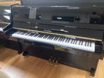 Mooie zwart hoogglans NORDISKA piano met studiepedaal., Muziek en Instrumenten, Piano's, Verzenden, Zwart, Zo goed als nieuw, Piano