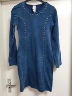 Blauwe jurk maat 164 - Een keer gedragen, C&A, Meisje, Ophalen of Verzenden, Zo goed als nieuw