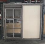 Kozijn met (loszet)raam incl dubbelglas / houten plaat, 150 tot 225 cm, Raamkozijn, 150 tot 225 cm, Gebruikt