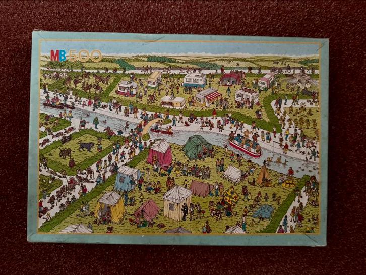Waar is Wally puzzel 500 stukjes, Hobby en Vrije tijd, Denksport en Puzzels, Gebruikt, Legpuzzel, 500 t/m 1500 stukjes, Ophalen of Verzenden