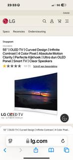 LG.  OLED curved  tv  gevraagd.  55ea8909., Ophalen, HD Ready (720p), OLED, Zo goed als nieuw