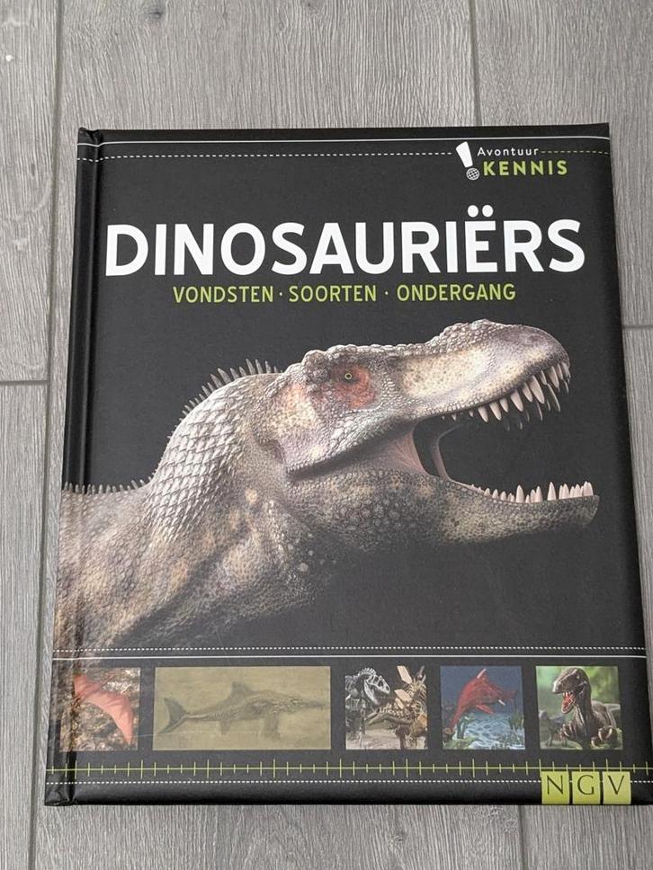 Dinosauriërs vondsten soorten ondergang kind encyclopedie, Boeken, Dieren en Huisdieren, Zo goed als nieuw, Ophalen of Verzenden