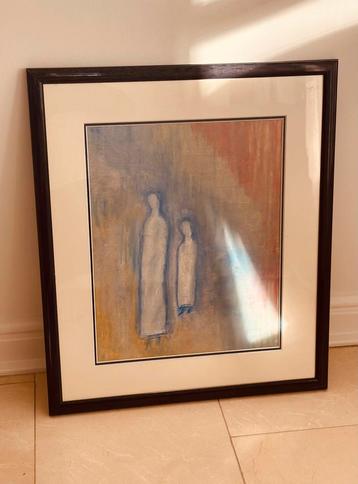 Abstract schilderij pastel  beschikbaar voor biedingen