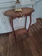 Antiek ovaal bijzettafeltje wijntafeltje