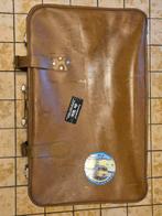 Vintage bruine skaileren koffer, Ophalen of Verzenden, Overige materialen