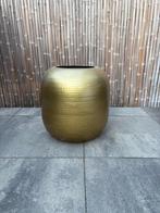 Goude pot / vaas, Ophalen, Rond, Zo goed als nieuw, Aardewerk