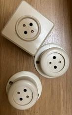 Retro wandcontactdozen (stopcontacten), Ophalen of Verzenden, Huis en Inrichting