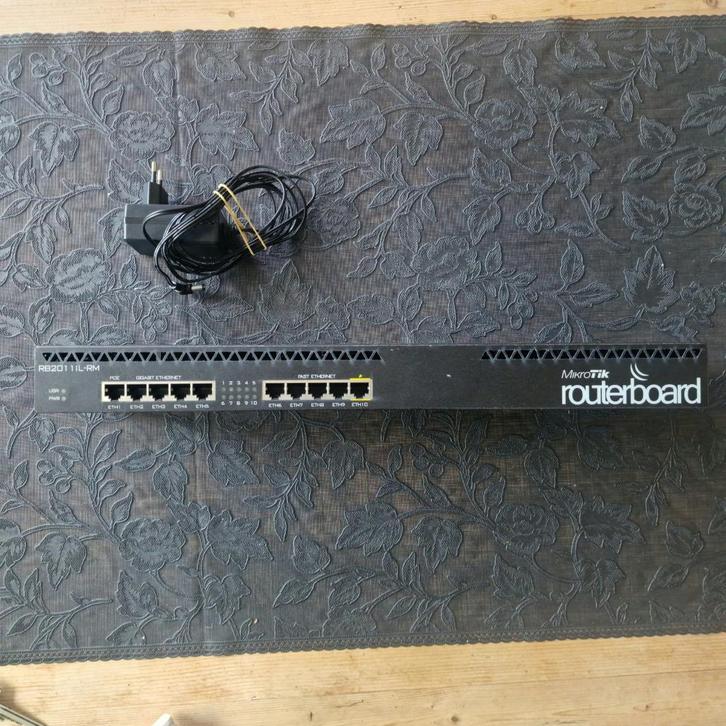 Router MikroTik RB2011iL-RM Rackmount, Computers en Software, Routers en Modems, Zo goed als nieuw, Ophalen of Verzenden