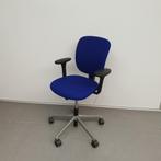 Ahrend 262 bureaustoel - blauwe stof, Niet ingevuld, Gebruikt, Niet ingevuld, Niet ingevuld