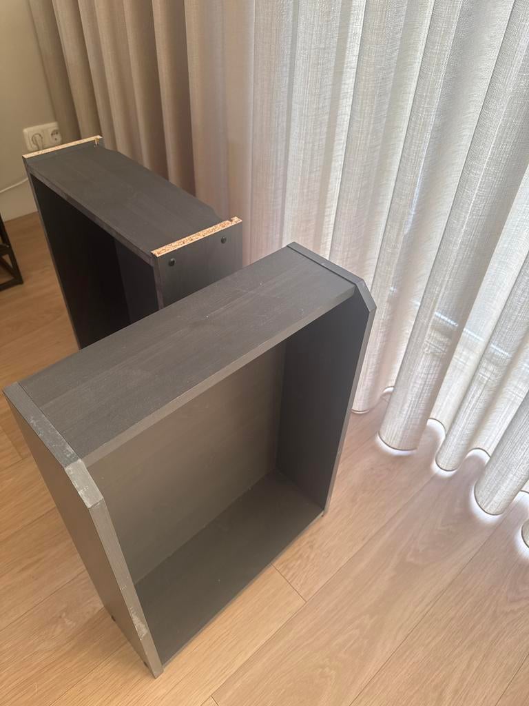 2x grijze PAX lades 50x58, Overige materialen, Gebruikt, Minder dan 100 cm, Met lade(s)