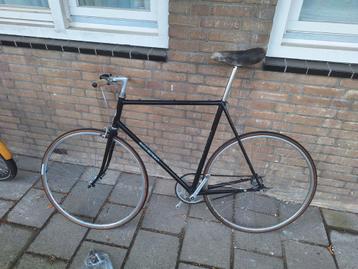 Manus Brinkman Single Speed Vintage Racefiets beschikbaar voor biedingen