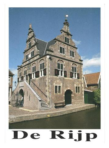 942426 De Rijp NH Raadhuis Nette oude kaart Onbeschreven beschikbaar voor biedingen