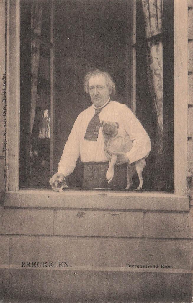 AZ065 Kees dierenvriend Dudok de Wit Breukelen type 1907, Verzamelen, Ansichtkaarten | Nederland, Gelopen, Utrecht, Voor 1920