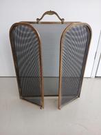 Messing Haardscherm, Ophalen of Verzenden, Gebruikt, Vrijstaande haard, Overige soorten