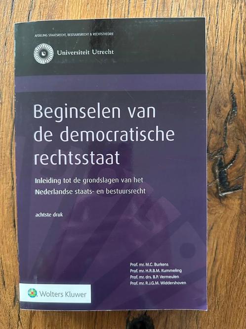Beginselen van de democratische rechtsstaat Nieuw!!!, Boeken, Studieboeken en Cursussen, Nieuw, WO, Alpha, Ophalen of Verzenden