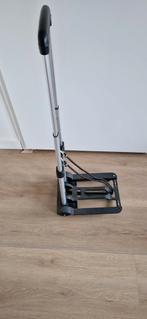 Camping toilet bagage trolly, Ophalen