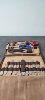 Vintage Dreizack Solingen reisgereedschap in tasje, jaren 60, Ophalen of Verzenden