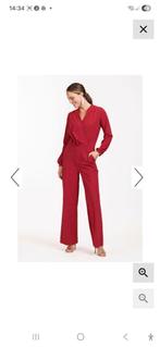 Jumpsuit studio Anneloes rood S travelstof, Kleding | Dames, Jumpsuits, Ophalen of Verzenden, Zo goed als nieuw, Rood
