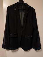 Zwarte Guess blazer, doorschijnend, maat S/M, Guess, Zwart, Ophalen of Verzenden, Zo goed als nieuw