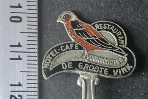 lepel, Voorschoten, Leiden de Groote Vink, emaille (L6, Verzamelen, Overige Verzamelen, Gebruikt, Verzenden