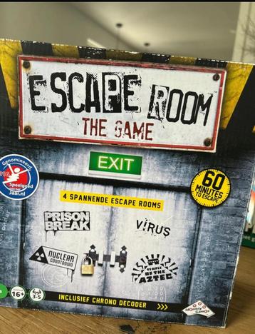 Eecape room the game & the game 2 beschikbaar voor biedingen