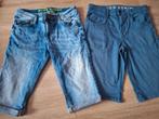 2 mooie korte broeken mt 164 C&A en mt 170 WE Blue Ridge Sli, Broek, Gebruikt, WE, Ophalen of Verzenden
