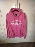 McGregor hoodie fel roze met wit logo en capuchon XL zgan, Ophalen, McGregor, Overige typen, Zo goed als nieuw