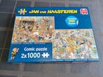 Puzzels Jan van Haasteren 2 x 1000 stukjes, Ophalen of Verzenden, 500 t/m 1500 stukjes, Zo goed als nieuw, Legpuzzel
