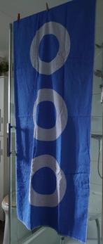 strandlaken Jan des Bouvrie 160 x 75 cm Nieuw, Huis en Inrichting, Verzenden, Nieuw, Blauw, Handdoek