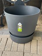 Grijze Elho bloempot -nieuw, Tuin en Terras, Bloempotten, Kunststof, 40 cm of meer, Rond, Binnen