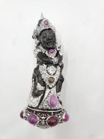 Majestueuze Bali Keris Greep Prabu Raksasa Zilver HTA71, Verzenden
